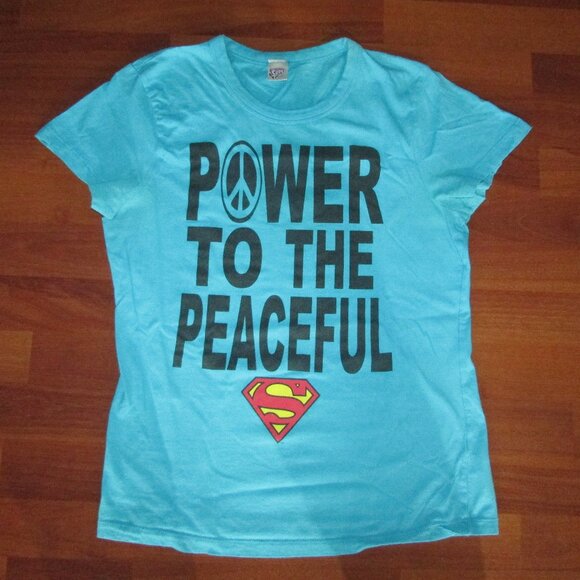 SUPERGIRL Power to the Peaceful T-Shirt - Picture 1 of 5